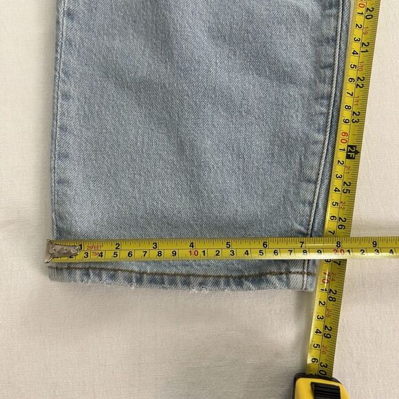 Good American x Zara NEW Classic Slim Distressed High Rise Jeans 20 / 52 NWT - Picture 3 of 8